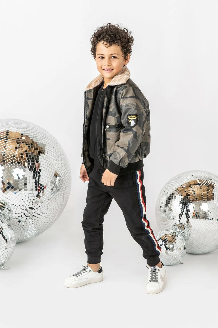 Budget ๐ Lola + The Boys Camo Leather Moto Jacket โ 7 Lola + The Boys Camo Leather Moto Jacket