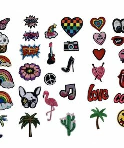 Promo 😍 Lola & The Boys 👧 Girls Customizable Patch Denim Jacket ❤️ 14 Lola & The Boys Girls Customizable Patch Denim Jacket