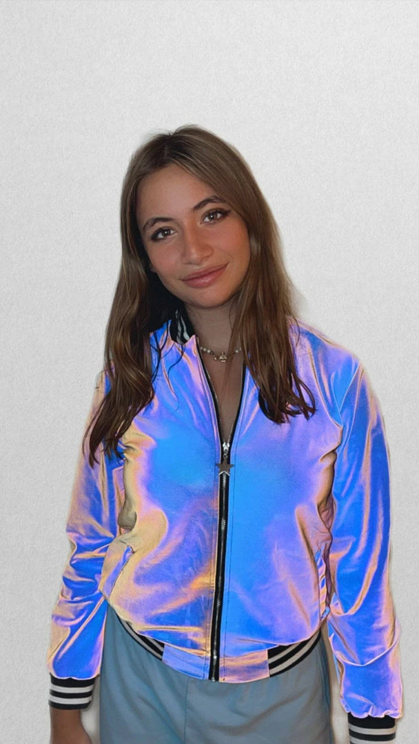 Coupon โญ Lola + The Boys ๐ง Girls Hologram Reflective Bomber ๐ฅฐ 10 Lola + The Boys Girls Hologram Reflective Bomber