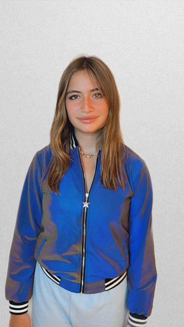 Coupon โญ Lola + The Boys ๐ง Girls Hologram Reflective Bomber ๐ฅฐ 11 Lola + The Boys Girls Hologram Reflective Bomber