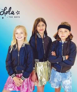 Coupon โญ Lola + The Boys ๐ง Girls Hologram Reflective Bomber ๐ฅฐ 17 Lola + The Boys Girls Hologram Reflective Bomber