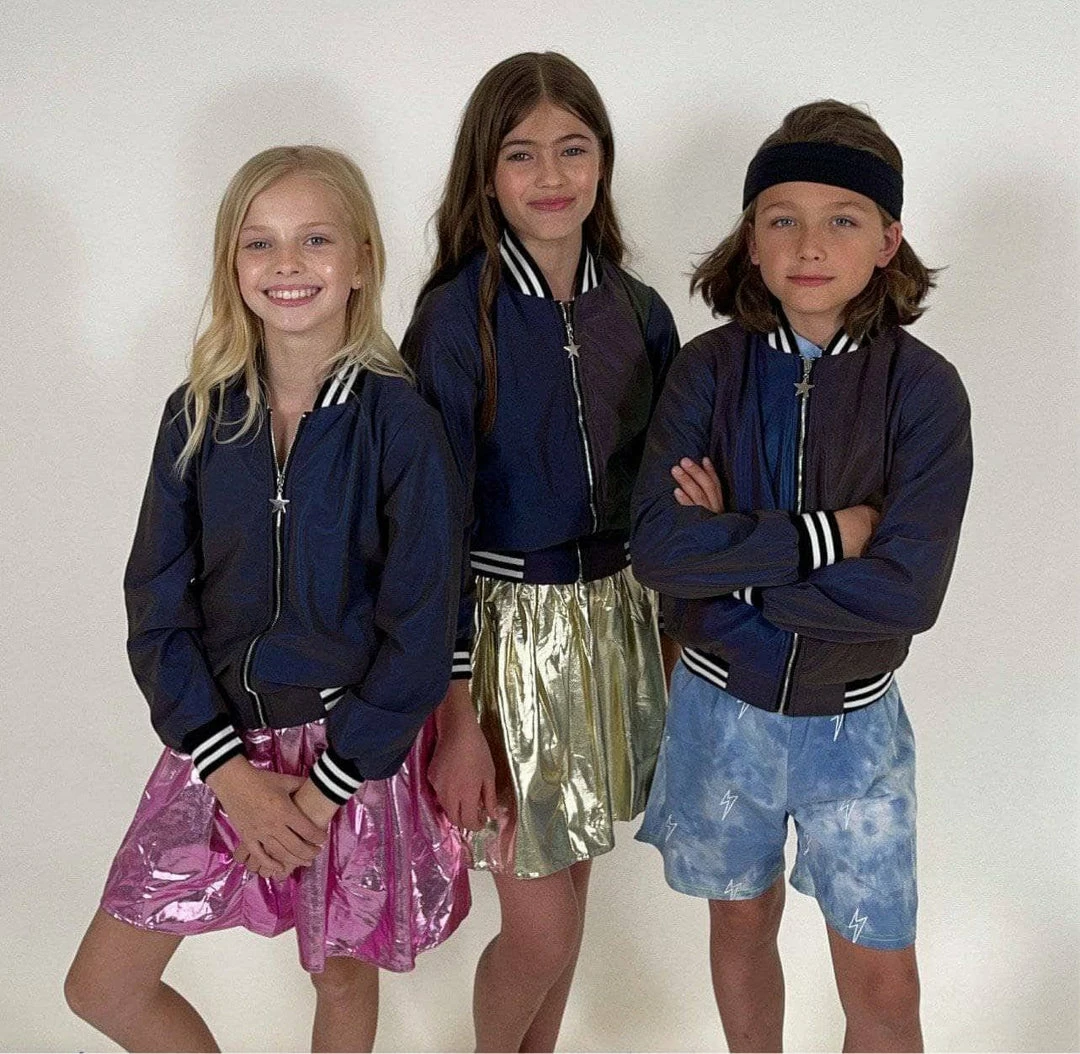 Coupon โญ Lola + The Boys ๐ง Girls Hologram Reflective Bomber ๐ฅฐ 8 Lola + The Boys Girls Hologram Reflective Bomber