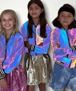 Coupon โญ Lola + The Boys ๐ง Girls Hologram Reflective Bomber ๐ฅฐ 25 Lola + The Boys Girls Hologram Reflective Bomber