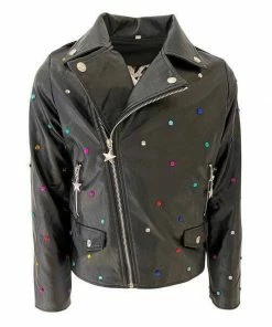 Lola + The Boys Infinity Stone Gem Vegan Jacket