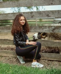 Lola + The Boys Infinity Stone Gem Vegan Jacket