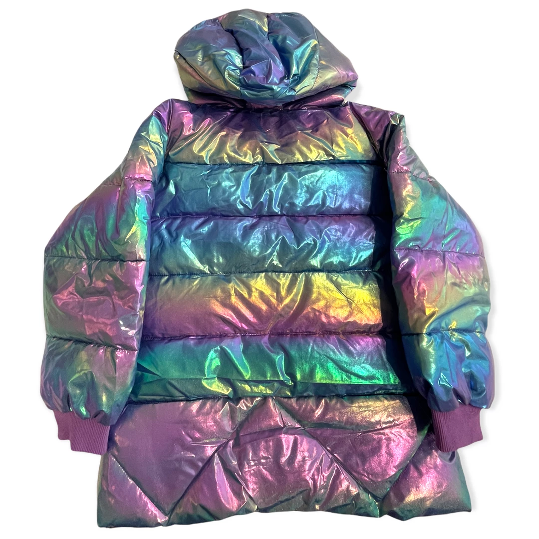 Promo 👍 Lola + The Boys 👧 Girls Metallic Ombré Puffer ✨ 11 Lola + The Boys Girls Metallic Ombré Puffer