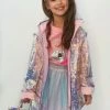 Lola + The Boys Paillette Magic Rain Jacket