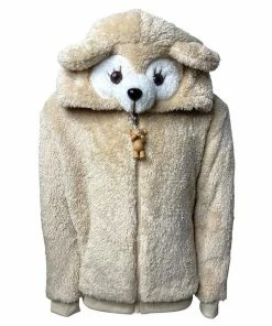 Lola + The Boys Plush Brown Bear Jacket