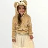 Lola + The Boys Plush Brown Bear Jacket