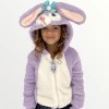 Lola + The Boys Plush Purple Bunny Jacket New Arrivals