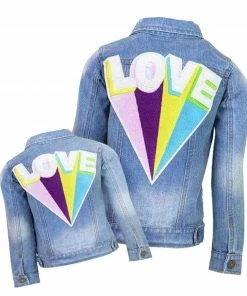 Lola + The Boys Rainbow LOVE Denim