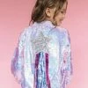 Lola + The Boys Shooting Star Sequin Bomber Girls