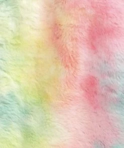 Lola + The Boys Girls Tie Dye Faux Fur Coat