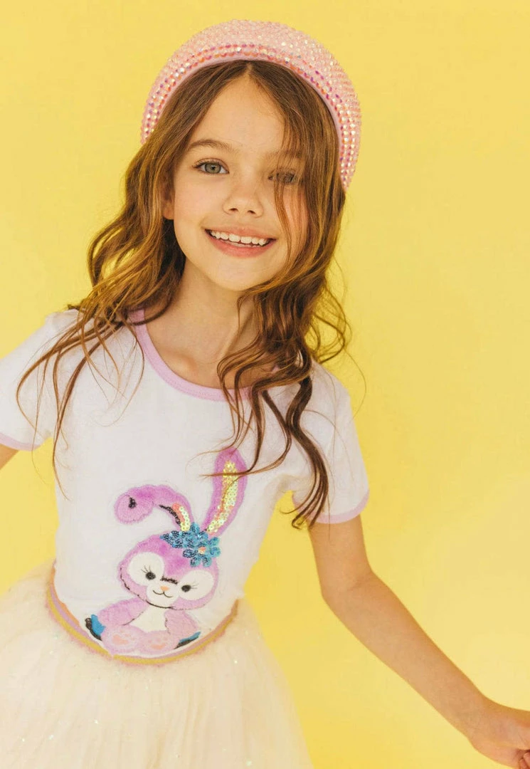 Best deal ๐ Lola + The Boys Lavender Bunny Ringer T ๐ Shirt New Arrivals ๐ 3 Lola + The Boys Lavender Bunny Ringer T Shirt New Arrivals
