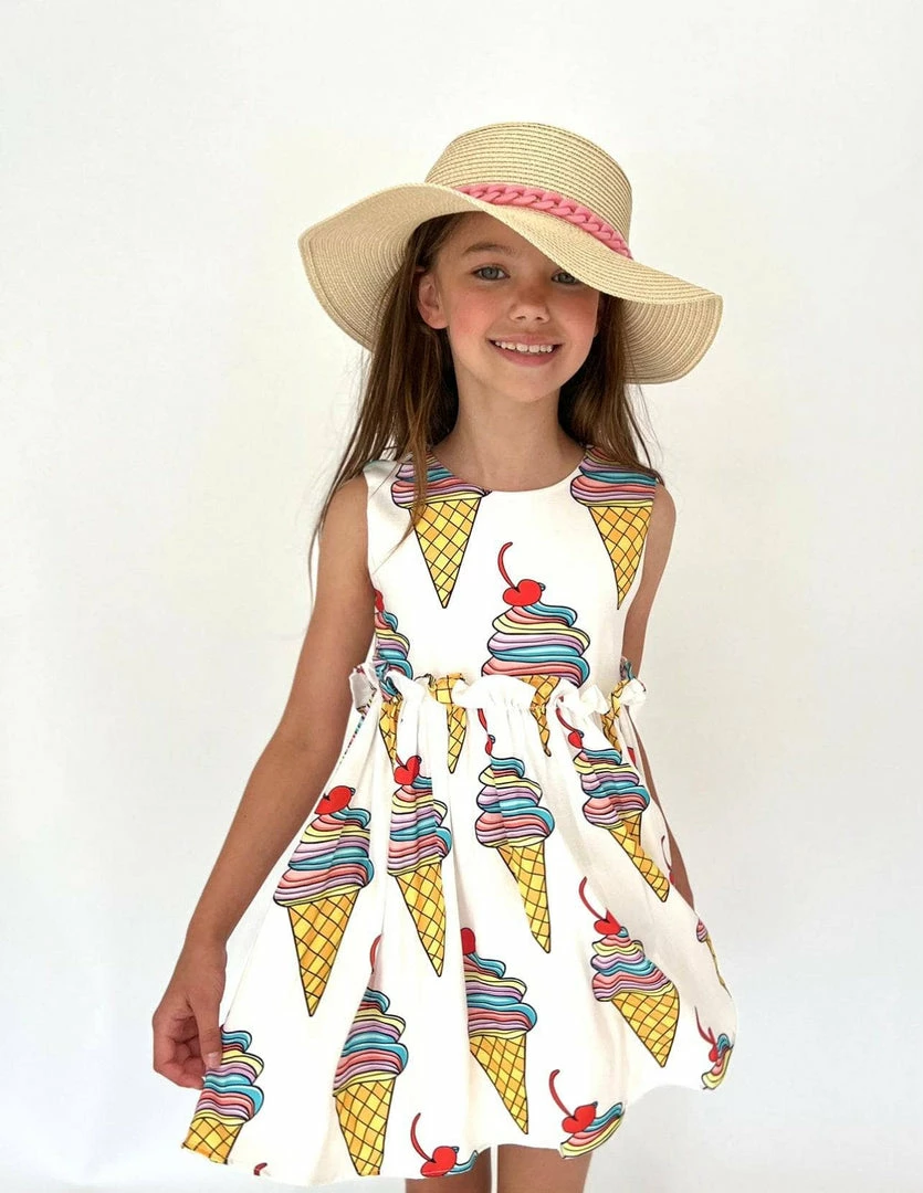 New ๐ Lola & The Boys Ice Cream Dream ๐ Dress ๐ฅ 3 Lola & The Boys Ice Cream Dream Dress