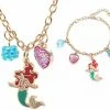Lola + The Boys New Arrivals Mermaid Charm Bracelet Necklace Set