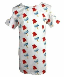 Lola + The Boys Rocket Pop Cold Shoulder Tunic Dress New Arrivals