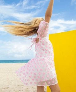 Hot Sale โ Lola & The Boys Pink Daisy Poof ๐ Dress ๐ง Girls โ๏ธ 9 Lola & The Boys Pink Daisy Poof Dress Girls