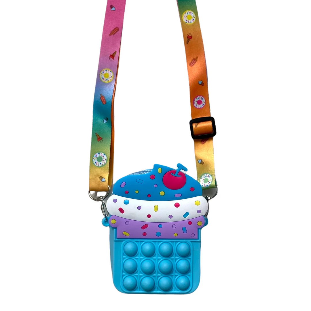 New ๐ฅ Lola + The Boys Mini Cupcake Fidget Purse โจ 3 Lola + The Boys Mini Cupcake Fidget Purse