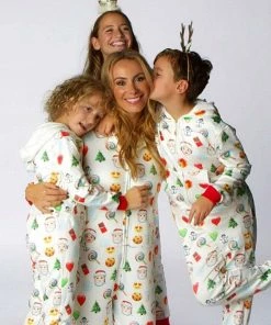 Lola & The Boys Girls Christmas Onesie