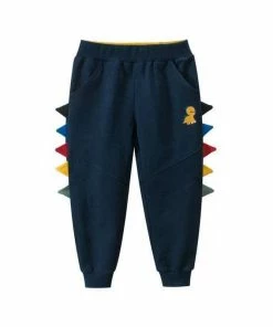 Lola + The Boys Colorful Dino Joggers