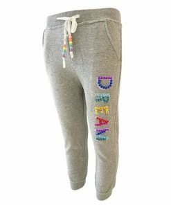 Lola & The Boys Girls Dreamer Crystal Joggers