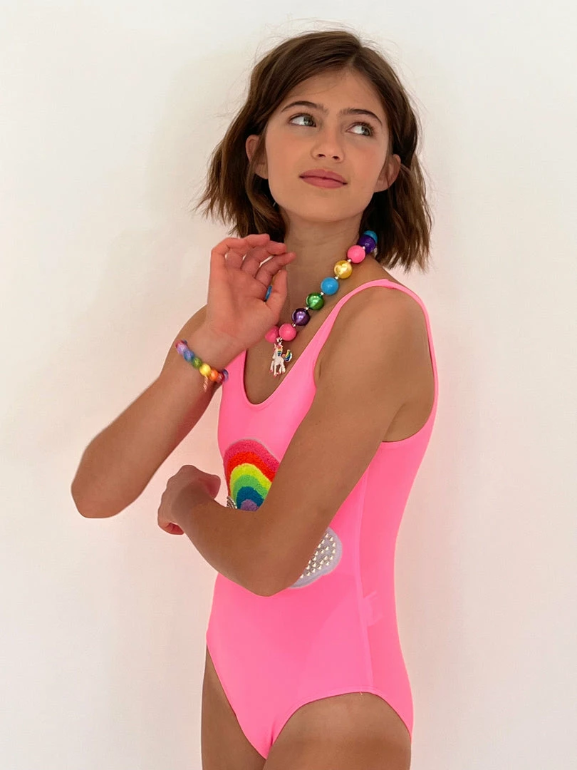 Cheap ๐ Lola + The Boys Pearl Clouds Rainbow ๐ฉฑ Swimsuit ๐ 5 Lola + The Boys Pearl Clouds Rainbow Swimsuit