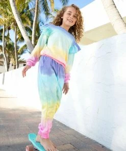 Lola + The Boys Rainbow Dip Dye Waffle Set