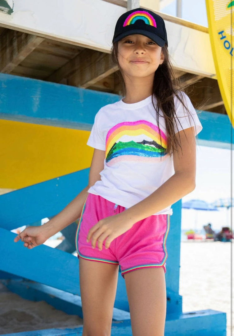 Discount โ Lola + The Boys Rainbow Lips T-shirt New Arrivals ๐ 3 Lola + The Boys Rainbow Lips T-shirt New Arrivals