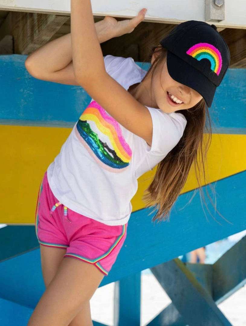 Discount โ Lola + The Boys Rainbow Lips T-shirt New Arrivals ๐ 5 Lola + The Boys Rainbow Lips T-shirt New Arrivals