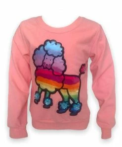 Lola + The Boys Rainbow Puppy Sweatshirt
