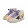 Wholesale ๐งจ Lola + The Boys ๐ง Girls Rainbow Smiley Hi Top ๐ Sneaker ๐ 1 Lola + The Boys Girls Rainbow Smiley Hi Top Sneaker