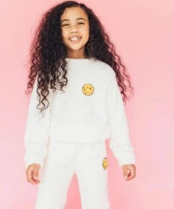 Lola + The Boys Girls Bright Smile Patch Fuzzy Set