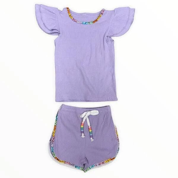 Hot Sale โค๏ธ Lola + The Boys ๐ง Girls ๐ฌ Candy Gem Bead Ruffle Set โ 4 Lola + The Boys Girls Candy Gem Bead Ruffle Set