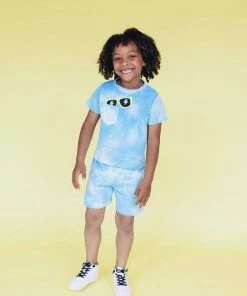 Lola + The Boys Sky Dye Short Set