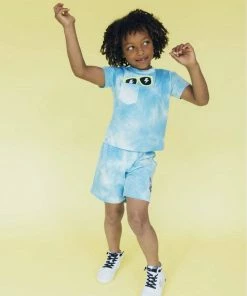 Lola + The Boys Sky Dye Short Set