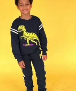Lola & The Boys T-Rex Varsity Set