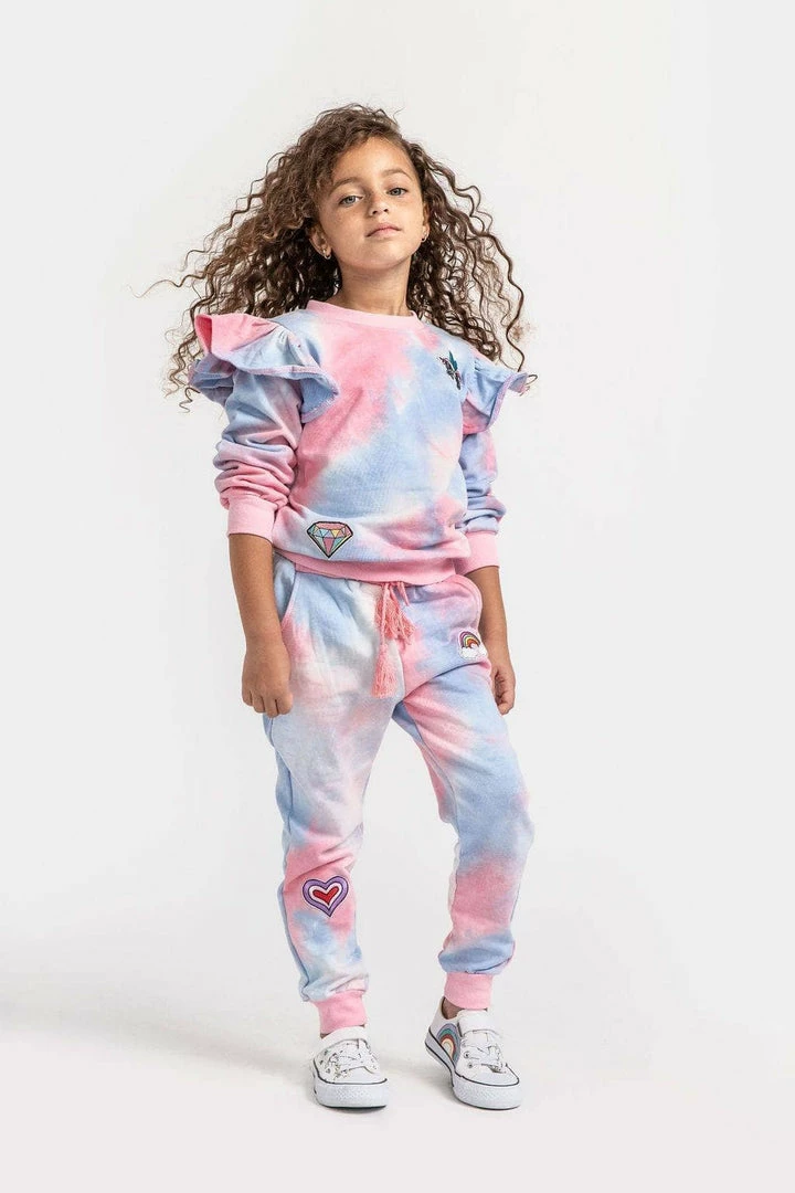 Promo π Lola + The Boys π§ Girls Tie Dye Patch Jogger Set π 3 Lola + The Boys Girls Tie Dye Patch Jogger Set