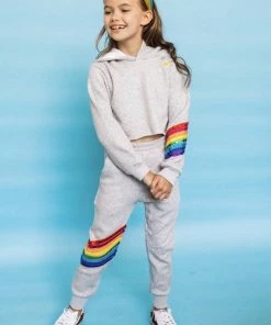 Lola + The Boys New Arrivals You Are Amazing Sequin Jogger Set