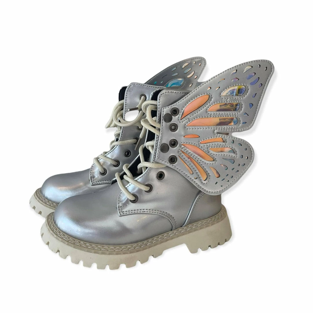 Cheap ๐คฉ Lola + The Boys Magical Butterfly ๐ฅพ Boots ๐ 4 Lola + The Boys Magical Butterfly Boots