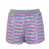 Lola + The Boys Neon Vibes Sequin Flip Shorts