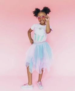 Lola + The Boys Cotton Candy Ombre Tutu Girls