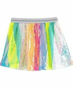 Lola + The Boys New Arrivals Sequin Stripe Skirt