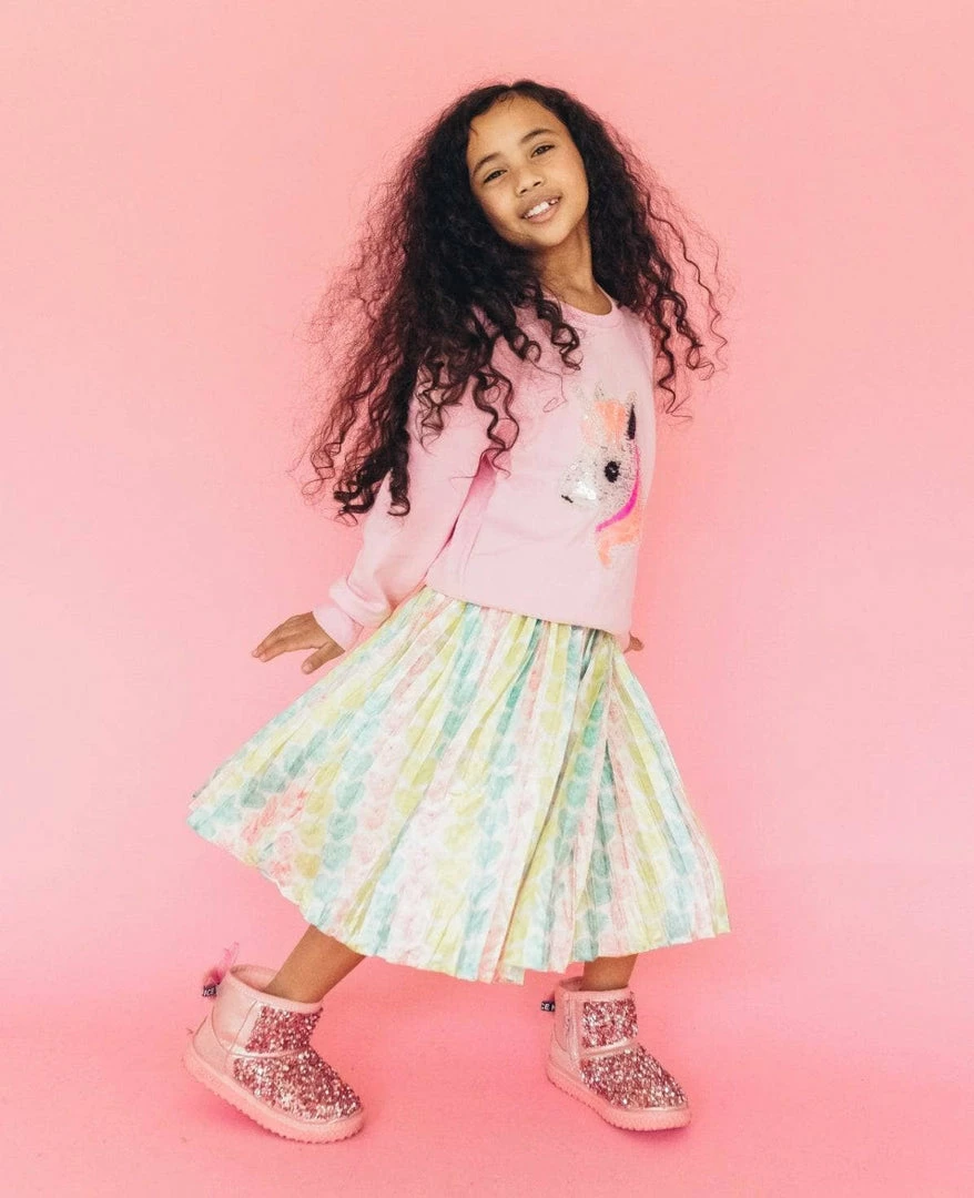 Best Sale โค๏ธ Lola + The Boys Rainbow Heart ๐ Skirt ๐ง Girls ๐ 4 Lola + The Boys Rainbow Heart Skirt Girls