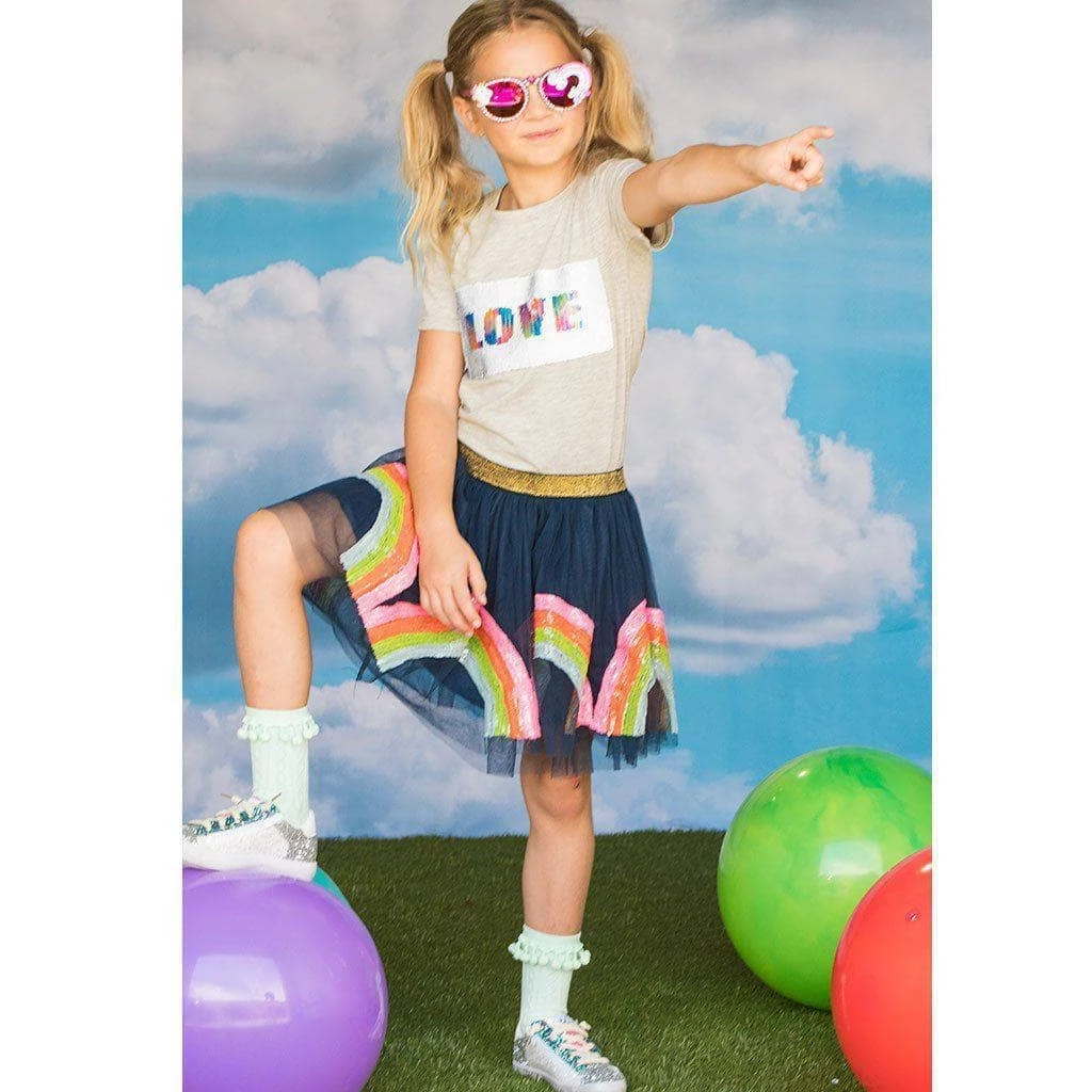 Buy โญ Lola & The Boys ๐ง Girls Rainbow Sequin Tutu ๐ 5 Lola & The Boys Girls Rainbow Sequin Tutu