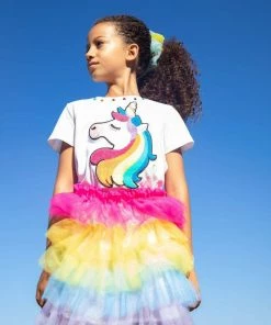 Lola + The Boys Rainbow Tutu Skirt Girls