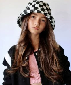 Lola + The Boys Smiley Bucket Hat New Arrivals