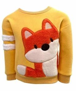 Lola & The Boys Furry Fox Sweatshirt