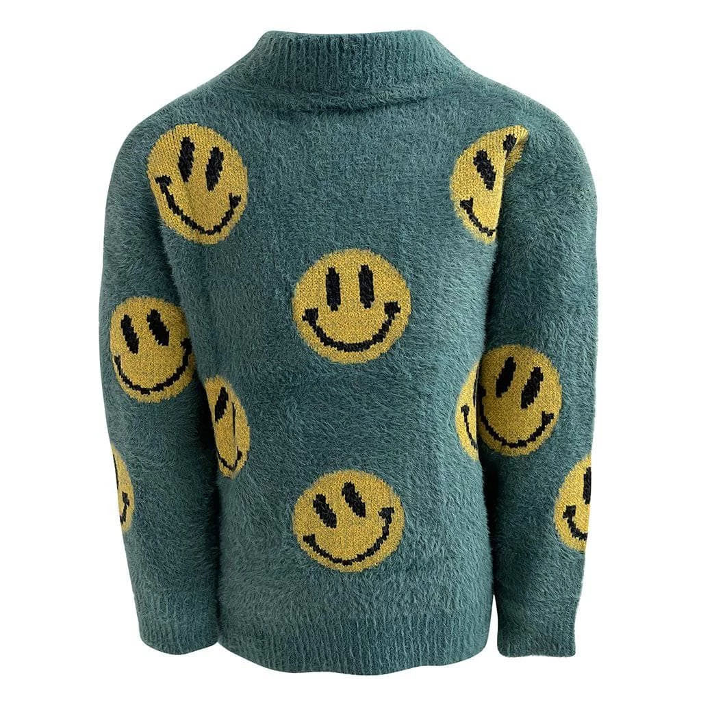 Cheapest ๐ Lola + The Boys Unlimited Yellow Smiles Sweater New Arrivals ๐ 4 Lola + The Boys Unlimited Yellow Smiles Sweater New Arrivals