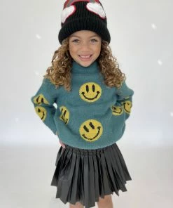 Cheapest ๐ Lola + The Boys Unlimited Yellow Smiles Sweater New Arrivals ๐ 7 Lola + The Boys Unlimited Yellow Smiles Sweater New Arrivals